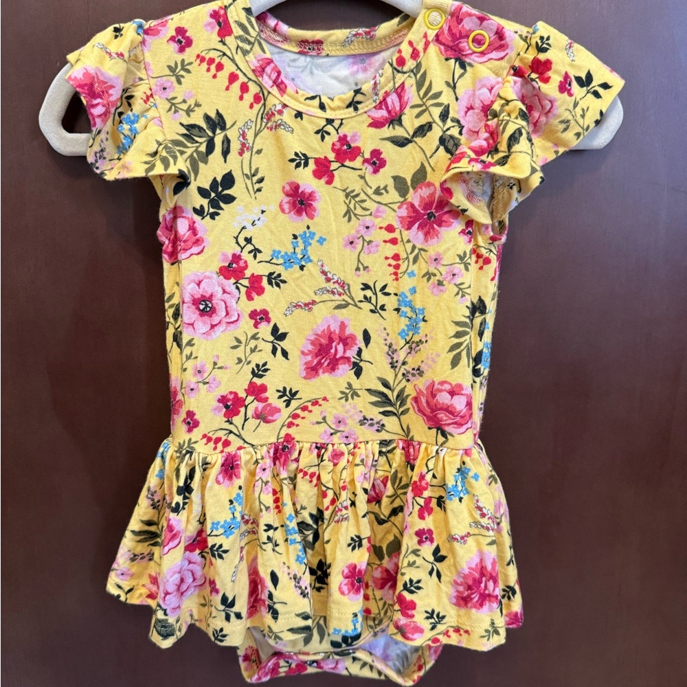 Posh Peanut Floral Bodysuit